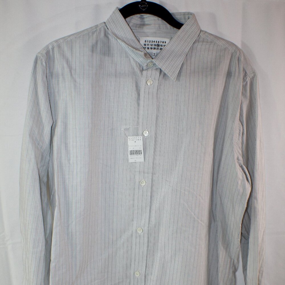 BARNEYS Newyork Blue Casual Button-Down Long Sleeve Size 44